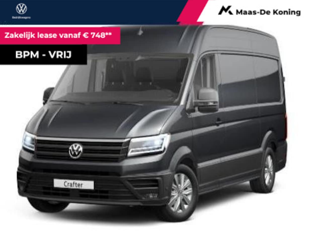 Volkswagen Crafter - Bedrijfswagens 35 Exclusive 2.0TDi 140pk Automaat L3H3 352787 - AutoWereld.nl