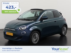 Fiat 500e - Cabrio 42 kWh | All-in 423, - Private Lease | Zondag Open