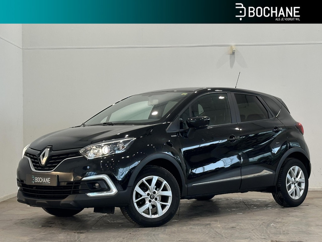 Renault Captur - 0.9 TCe 90 Limited | Airco | Navigatie | Cruise Control | Lichtmetalen velgen 16" | Apple - AutoWereld.nl