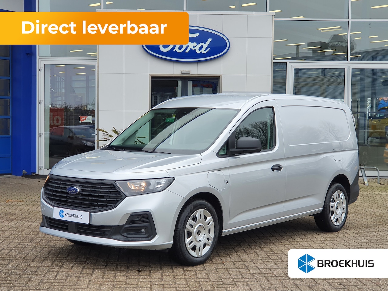 Ford Transit Connect - 1.5 EcoB. PHEV Plug-In Hybride L2 Direct leverbaar | Geen BPM | bumpers in carrosseriekleu - AutoWereld.nl