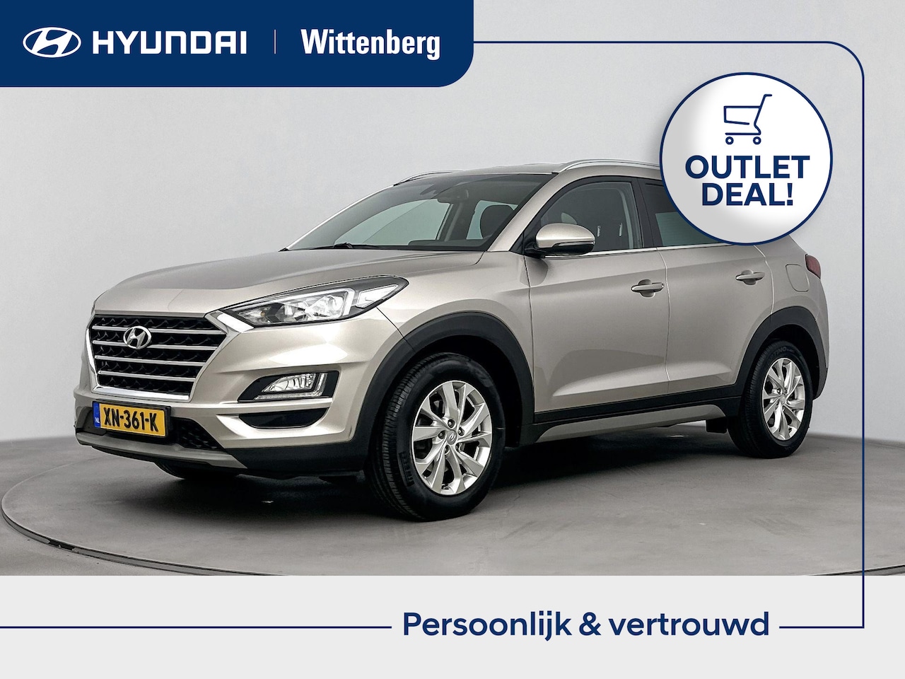 Hyundai Tucson - 1.6 T-GDI Comfort Aut. | OUTLETDEAL! | Stoelverwarming | Trekhaak | Adaptive cruise | Navi - AutoWereld.nl