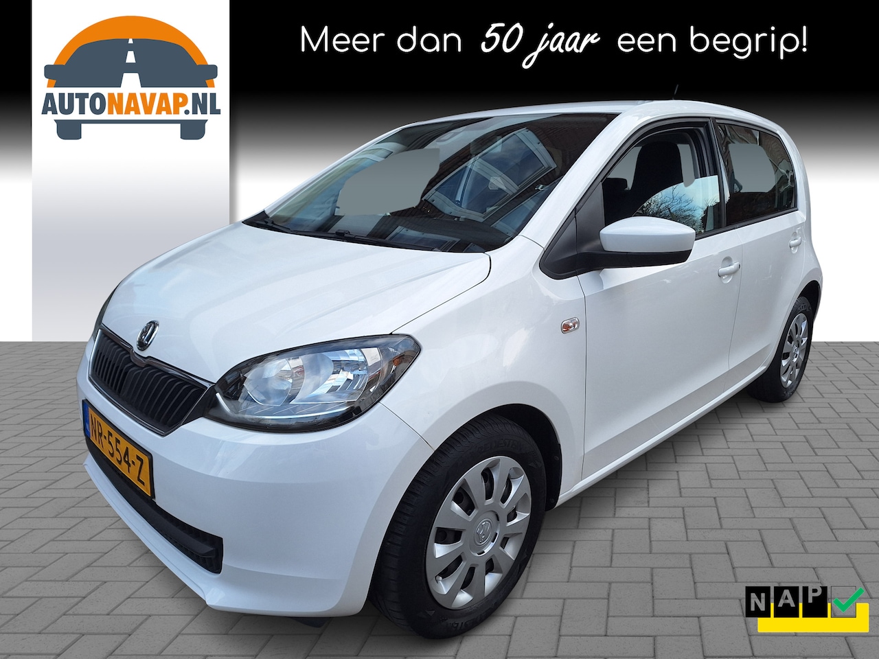 Skoda Citigo - 1.0 Greentech Ambition 5Drs /Airco/Cruise/Bluetooth/Garantie - AutoWereld.nl