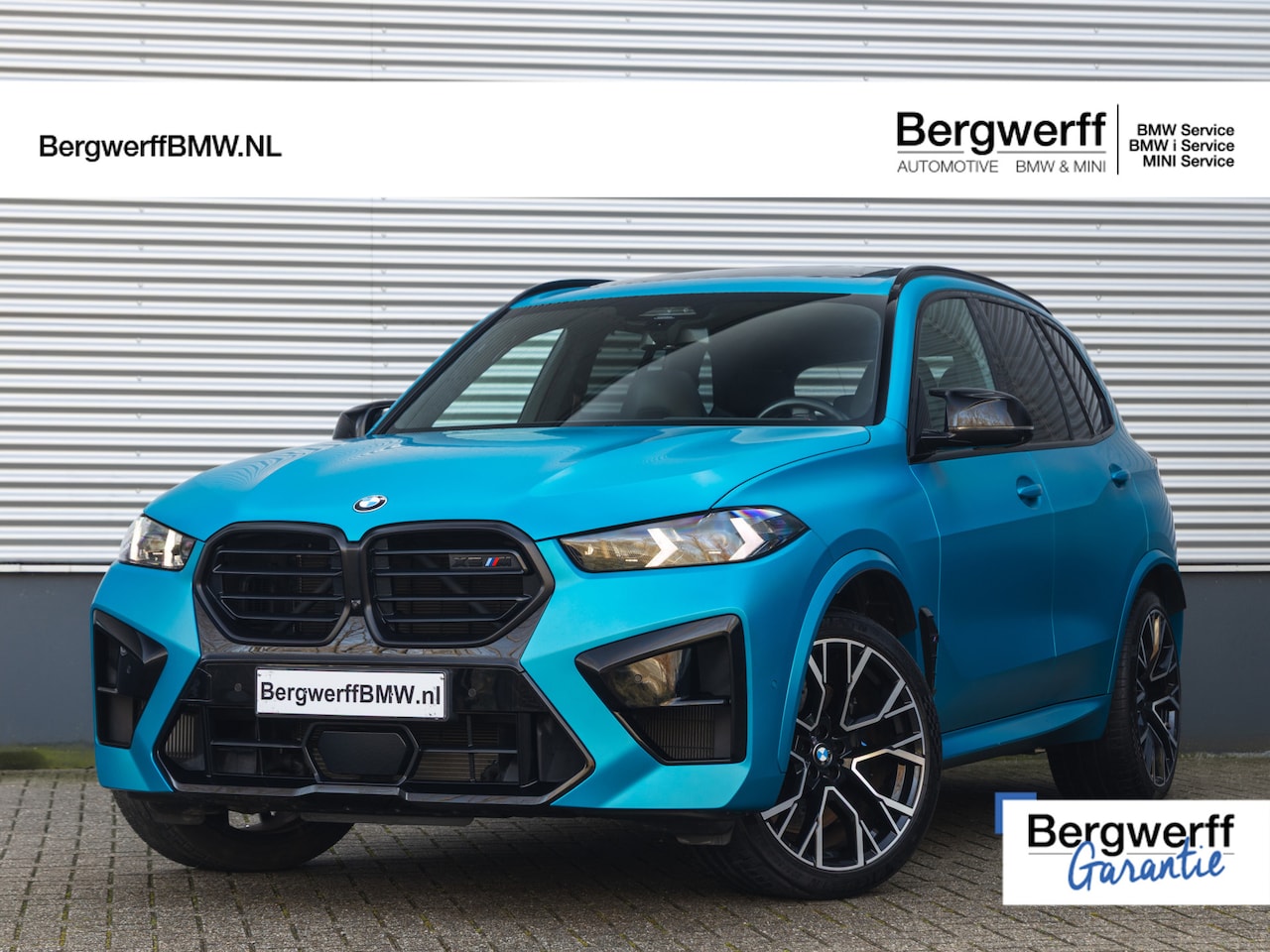 BMW X5 - M Competition - Facelift - Individual ''Frozen Tulum Blue'' - Bowers & Wilkins - AutoWereld.nl