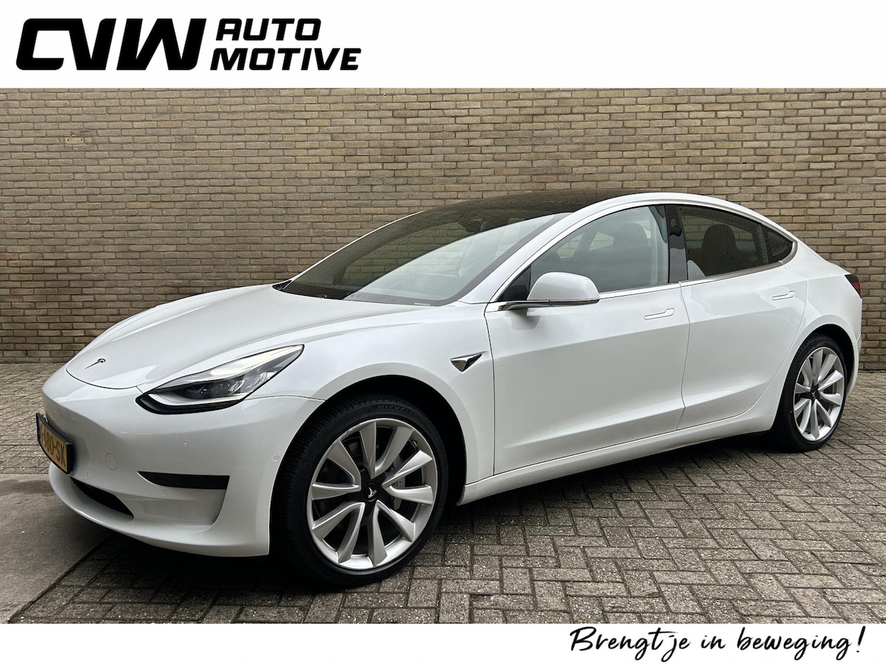 Tesla Model 3 - Standard RWD Plus 60 kWh | Full Self Driving | Autopilot | Panoramadak | Lederen bekleding - AutoWereld.nl