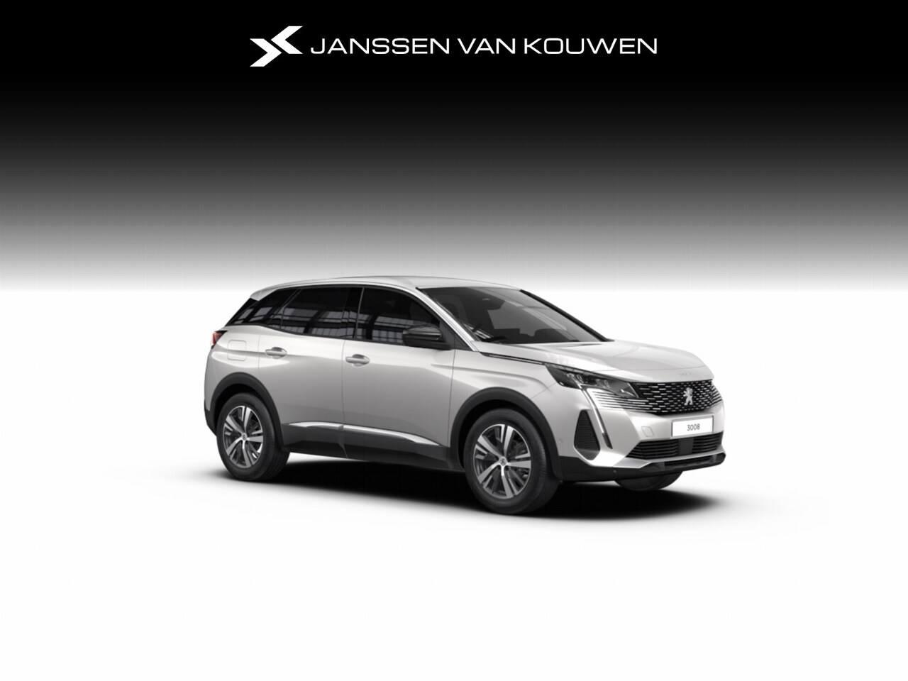 Peugeot 3008 - Hybrid 136 e-DCS6 Allure Pack Business | 18" lichtmetalen velgen 'Detroit' | Achterste zij - AutoWereld.nl