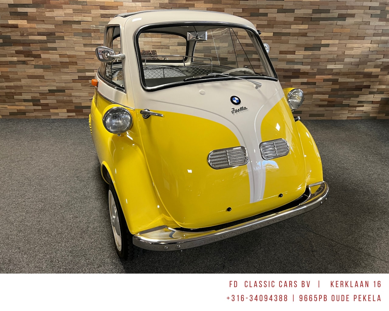 BMW Isetta - 300 BJ 1958 met Duitse registratie H-Zulassung - AutoWereld.nl