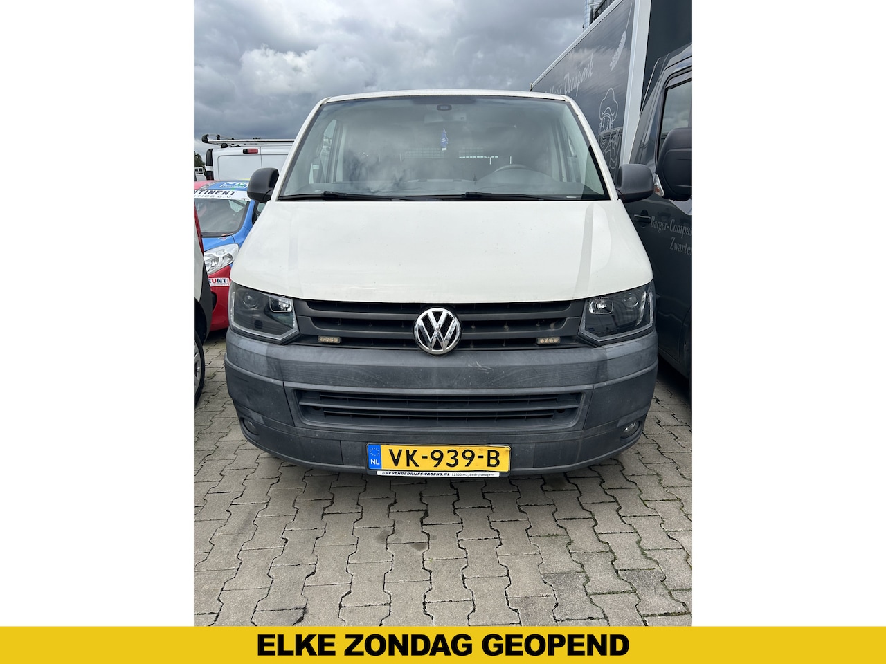 Volkswagen Transporter - 2.0 TDI L2H1 EXPORT 180PK Automaat Airco Cruise PDC 2xSchuifdeur Trekhaak - AutoWereld.nl