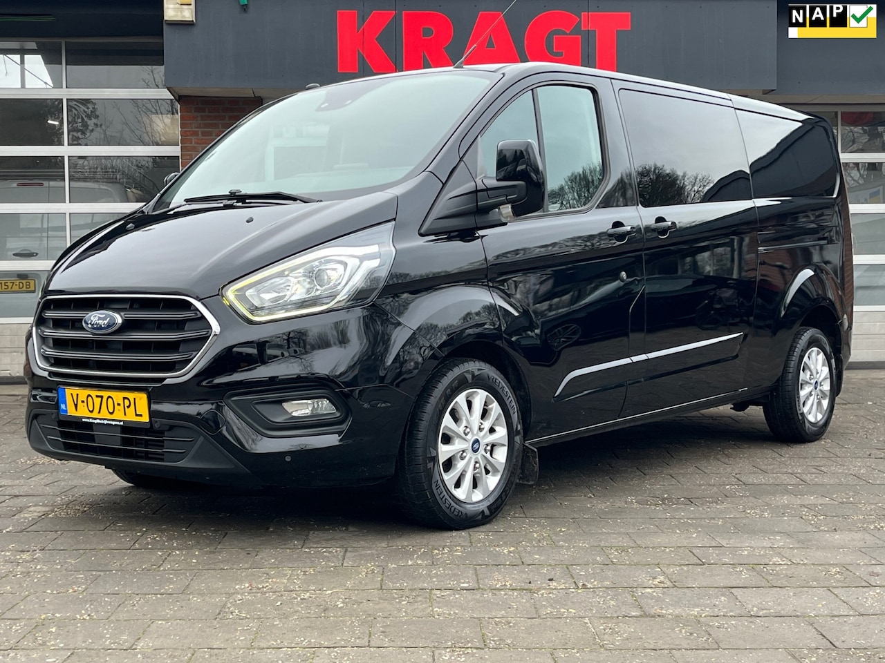 Ford Transit Custom - 300 2.0 TDCI L2H1 Limited DC|vijf zitplaatsen|EURO6|AUTOMAAT|170 PK|airconditioning|cruise - AutoWereld.nl