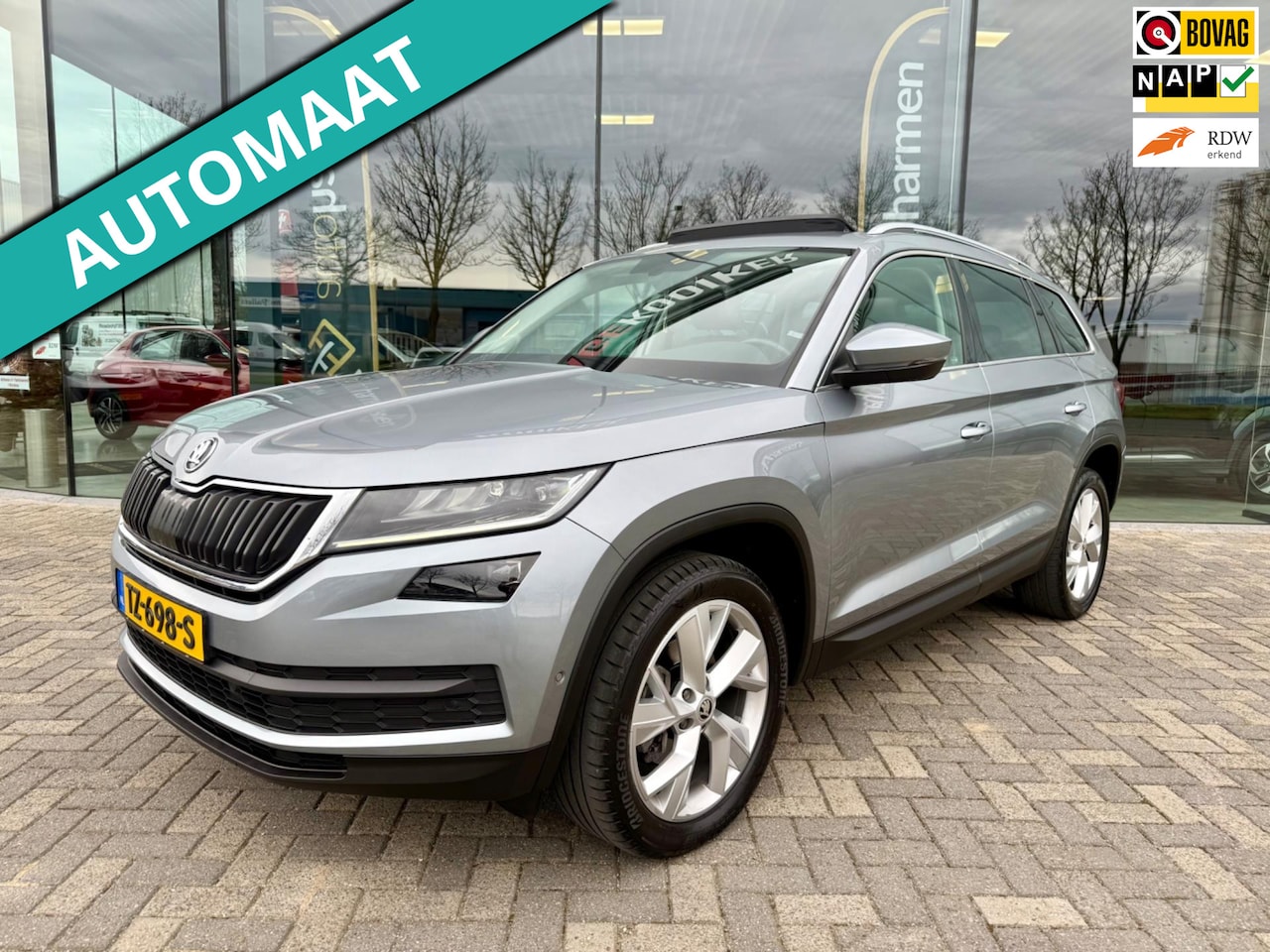 Skoda Kodiaq - 1.5 TSI Style Business 1.5 TSI Style Business, 7 persoons, Pano, Leder, Trekhaak - AutoWereld.nl