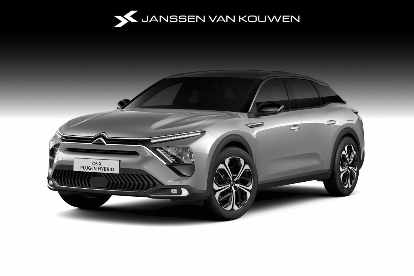 Citroën C5 X - Plug-in Hybrid 225 ë-EAT8 Plus | 19" lichtmetalen velgen 'Hephaïs Grey' met Onyx black aer - AutoWereld.nl