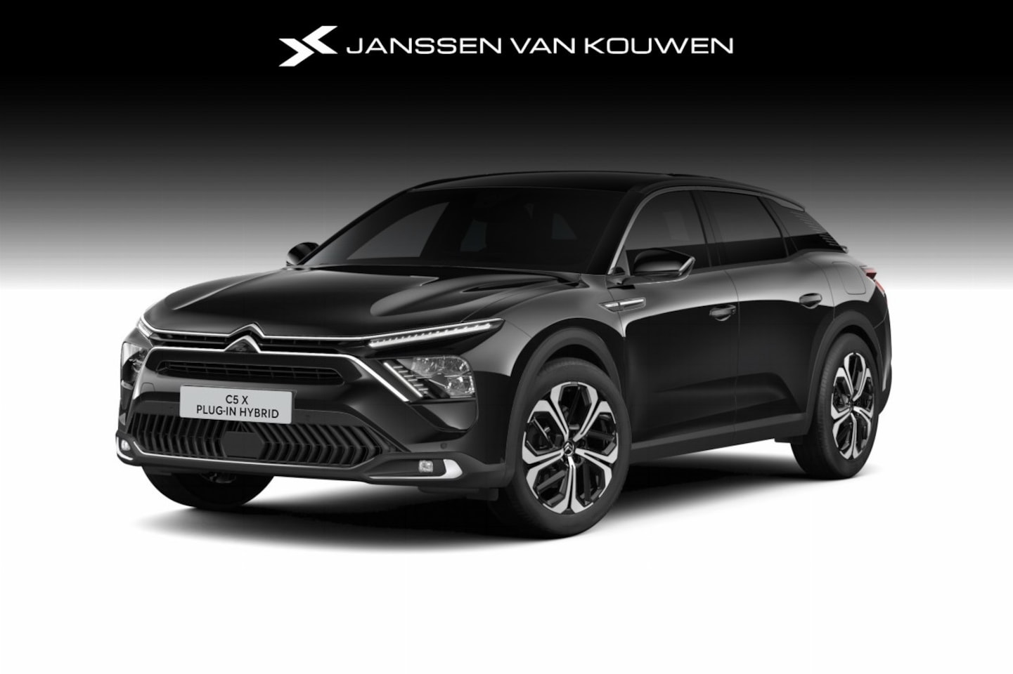 Citroën C5 X - Plug-in Hybrid 225 ë-EAT8 Shine | 19" lichtmetalen velgen 'Onyx black' met Onyx black aero - AutoWereld.nl