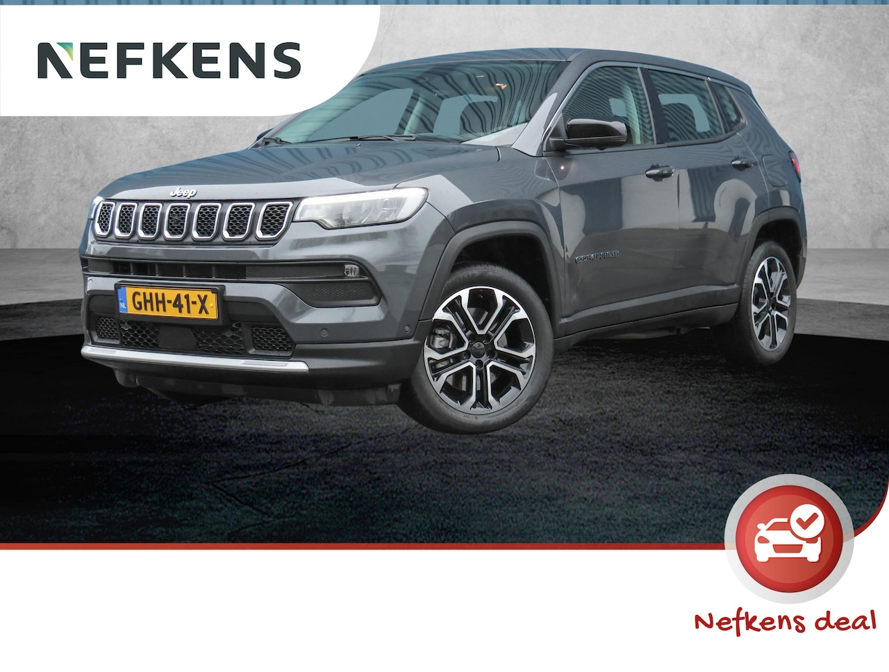 Jeep Compass - 4XE 190pk Altitude Automaat | Plug-in Hybrid | Dodehoek detectie | 360° Camera | Adaptieve - AutoWereld.nl