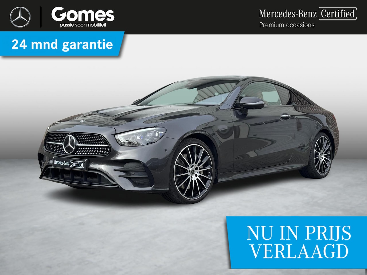 Mercedes-Benz E-klasse Coupé - 450 4MATIC | Panoramadak | Bruin Leder - AutoWereld.nl