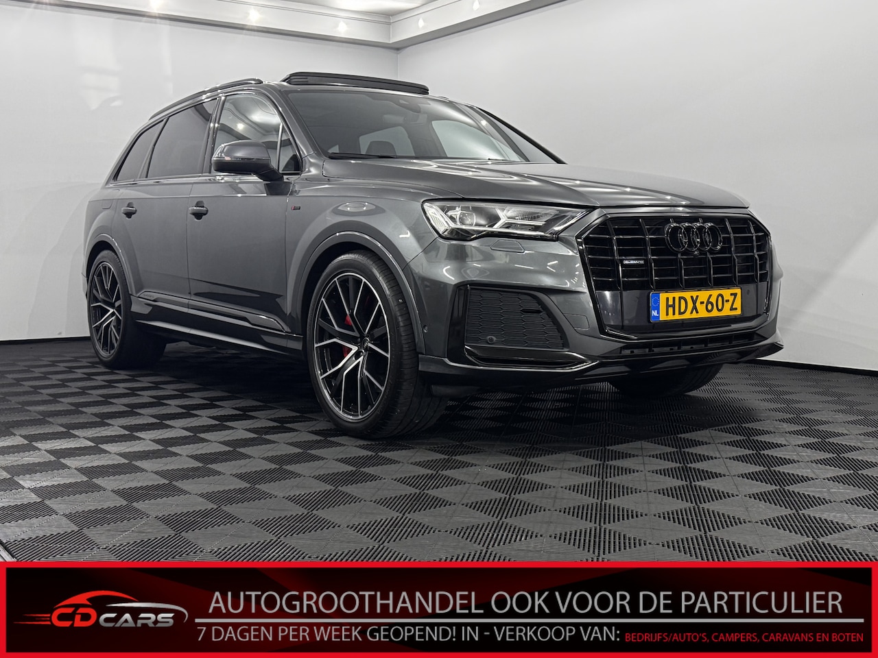 Audi Q7 - 55 TFSI e quattro Pro Line S Plug-in S-line Leder, Pano, Parkeersensoren, Navi, Virtual de - AutoWereld.nl