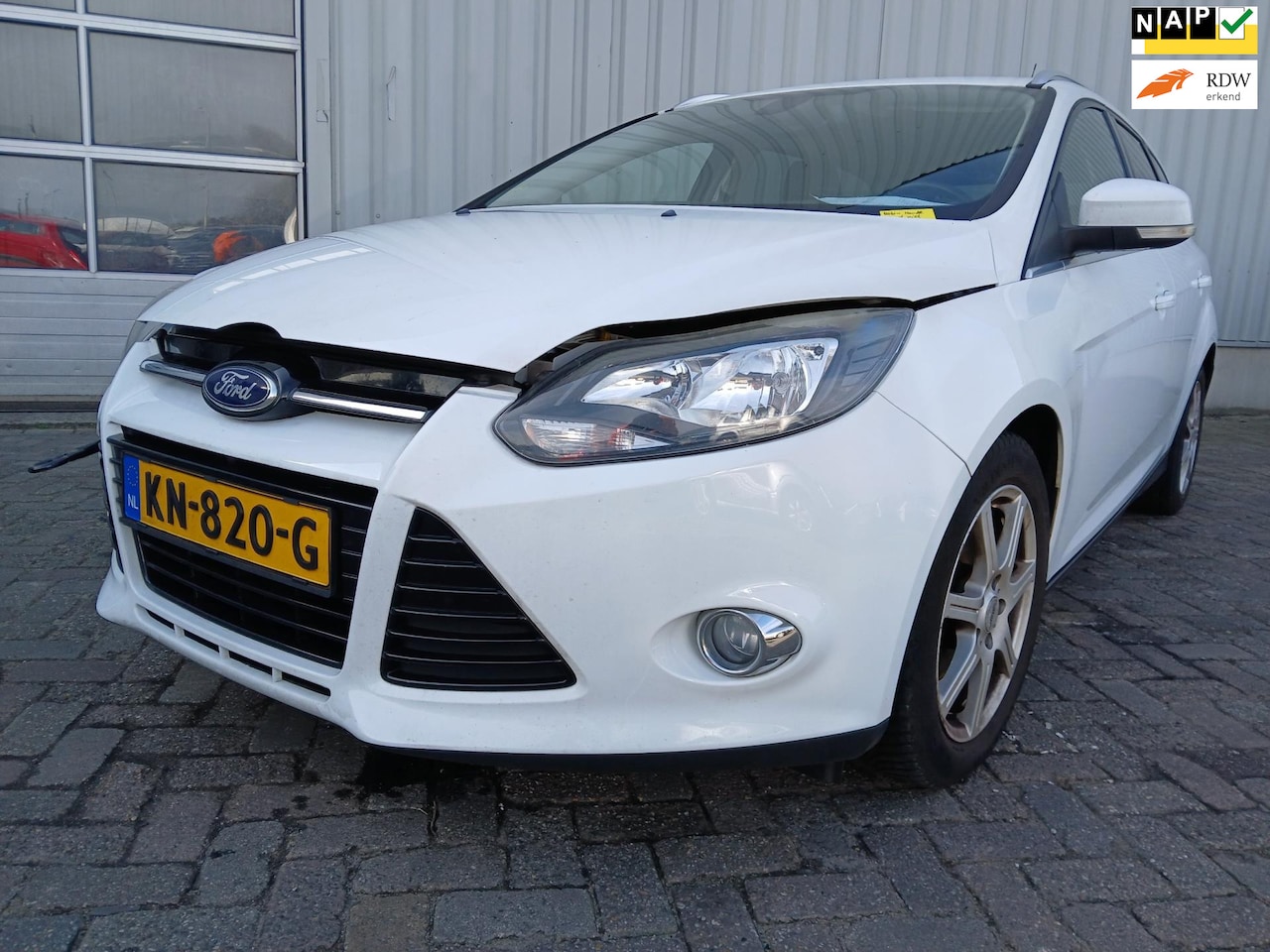 Ford Focus Wagon - 1.0 EcoBoost Lease Titanium - Clima - Cruise - Navi - Schade - AutoWereld.nl