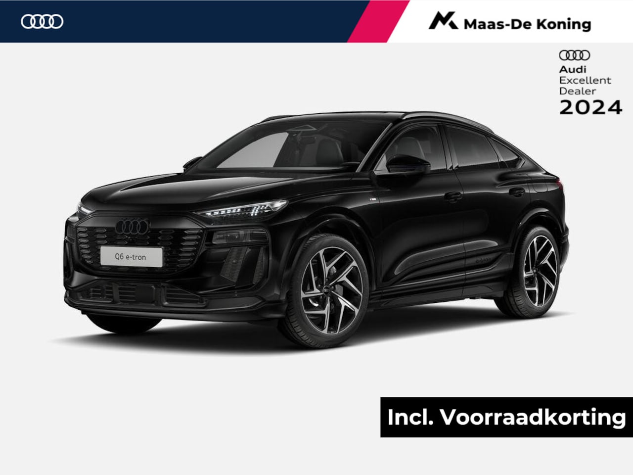 Audi Q6 e-tron - Sportback S Edition e-tron perf 306pk 100Kwh Sportback · Tech pro · Bekleding Leder · 21" - AutoWereld.nl