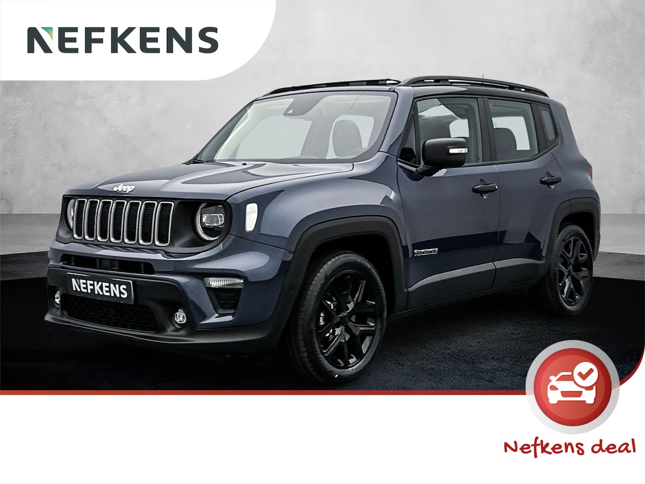 Jeep Renegade - 130pk Turbo e-Hybrid Altitude | Achteruitrijcamera | LEER | Schuif/kanteldak | Climate | B - AutoWereld.nl