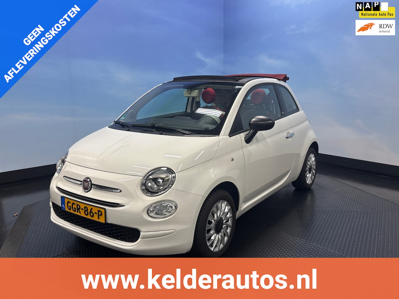 Fiat 500 C - 1.2 Cabrio in DE juiste kleuren!!! - AutoWereld.nl