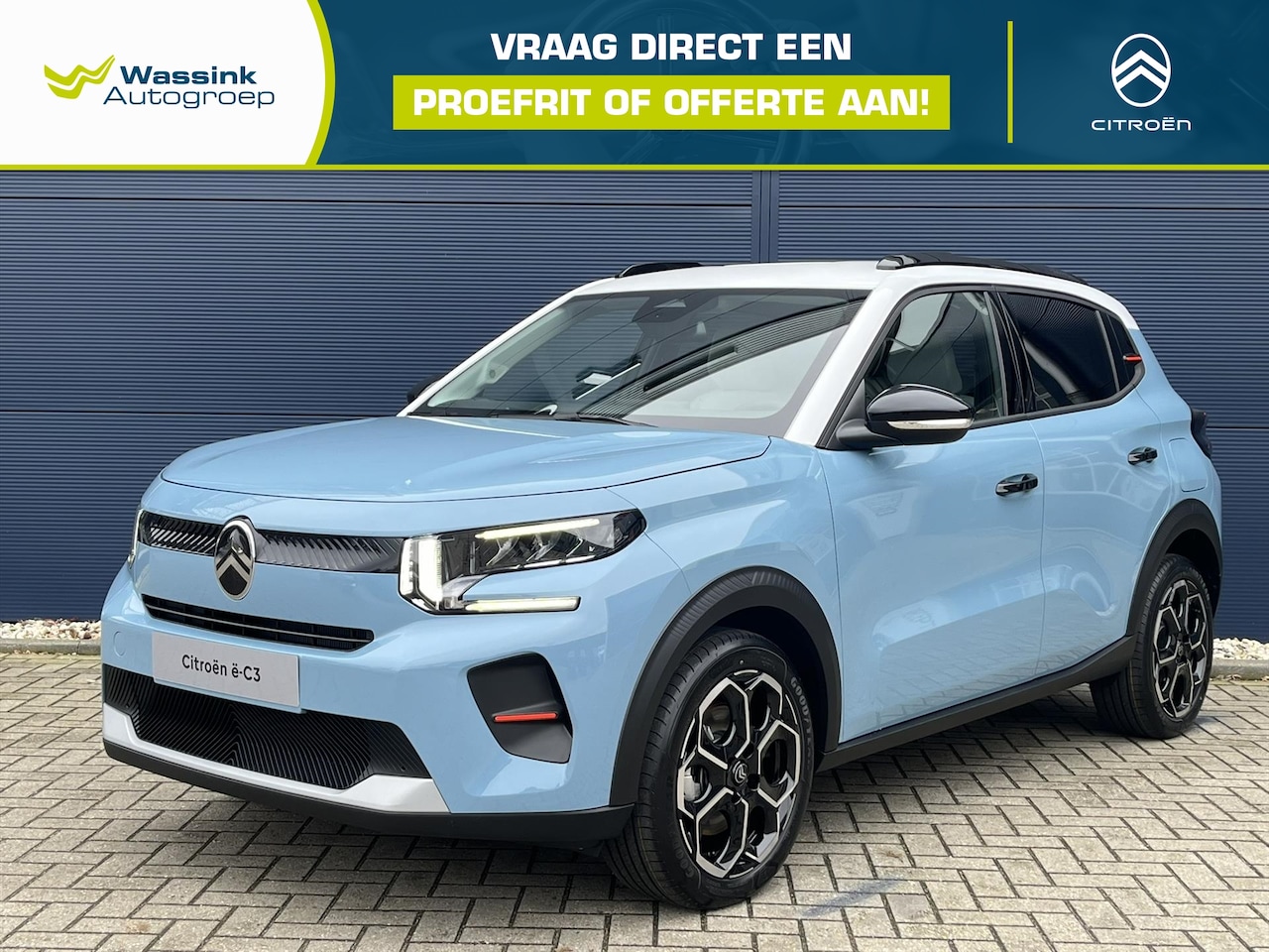 Citroën ë-C3 - EV 44kWh 113pk Max | 11kW Boordlader | Apple CarPlay/ Android Auto | Navigatie | Cruise Co - AutoWereld.nl