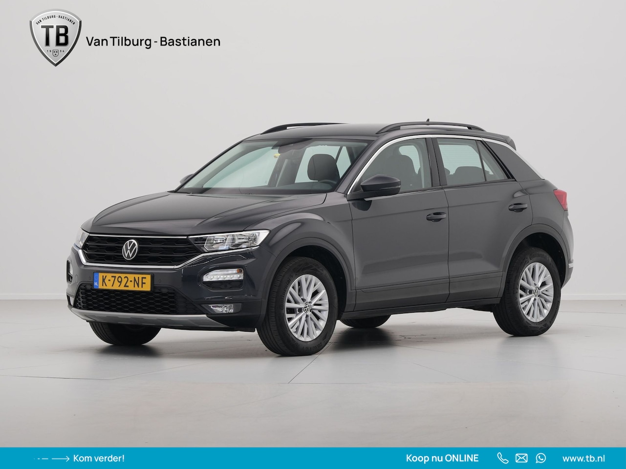 Volkswagen T-Roc - 1.0 TSI 110pk Style Navi via App Pdc Acc Lm Velgen DAB 271 - AutoWereld.nl