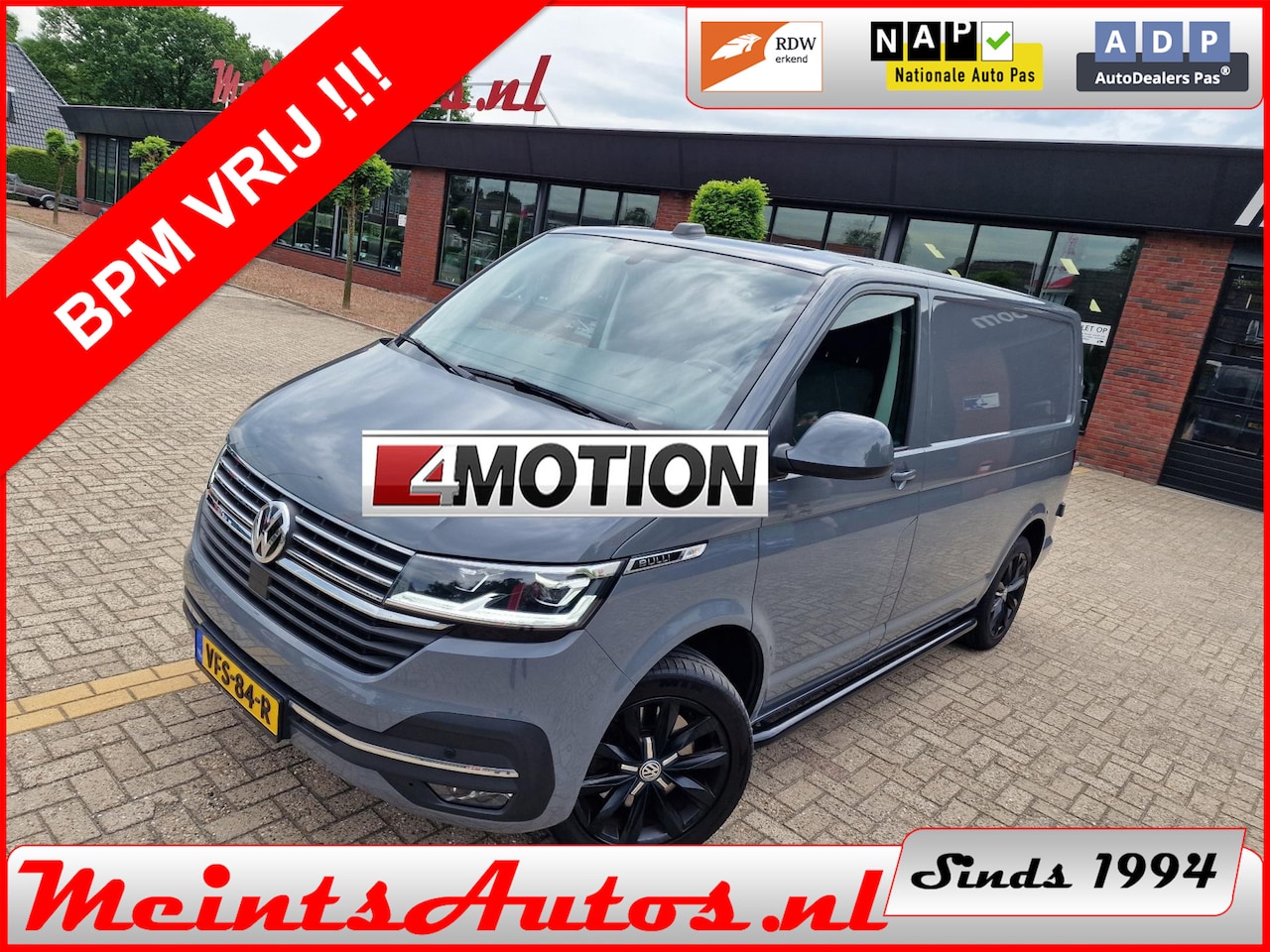 Volkswagen Transporter - T6.1 2.0 TDI 199Pk Bulli 4-MOTION DSG L1H1 DIG. COCKPIT ADAPTIVE CRUISE LED, Vol Optie !!! - AutoWereld.nl