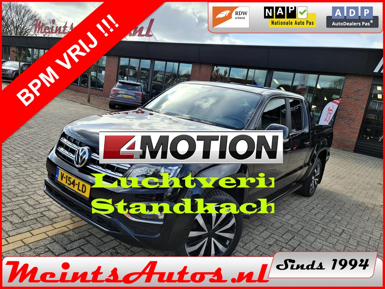 Volkswagen Amarok - 3.0 TDI 4Motion V6 320Pk DC Dubbele Cabine XL E6 AVENTURA LUCHTVERING STANDKACHEL Grijs Ke - AutoWereld.nl