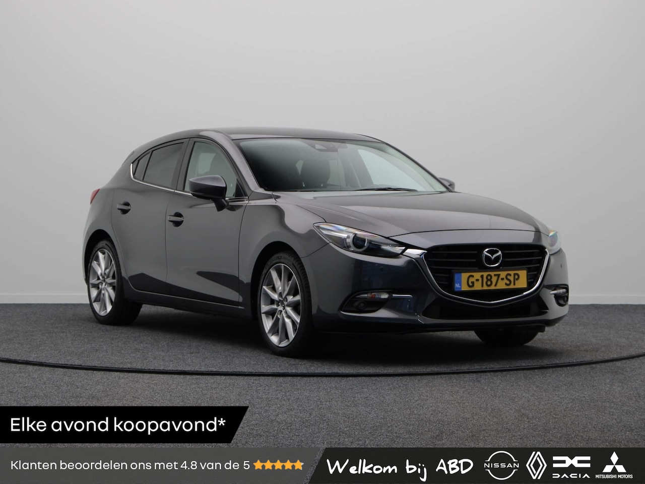 Mazda 3 - 2.0 SkyActiv-G 120 SkyLease+ | Trekhaak | Stuur en Stoelverwarming | Head-Up Display | BOS - AutoWereld.nl