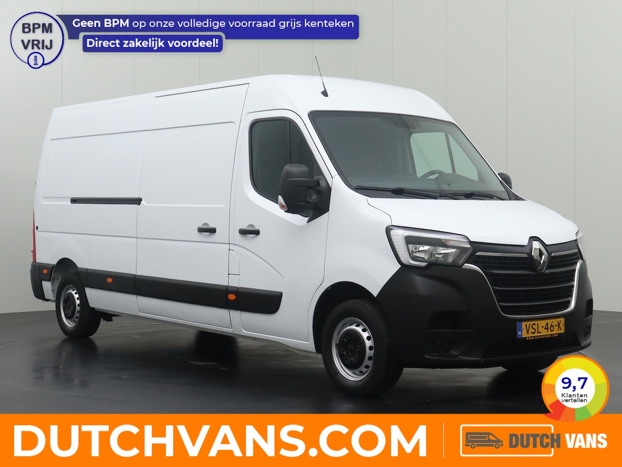 Renault Master - 2.3DCi 135PK L3H2 Comfort | Navigatie | Airco | 3-Persoons | Betimmering - AutoWereld.nl