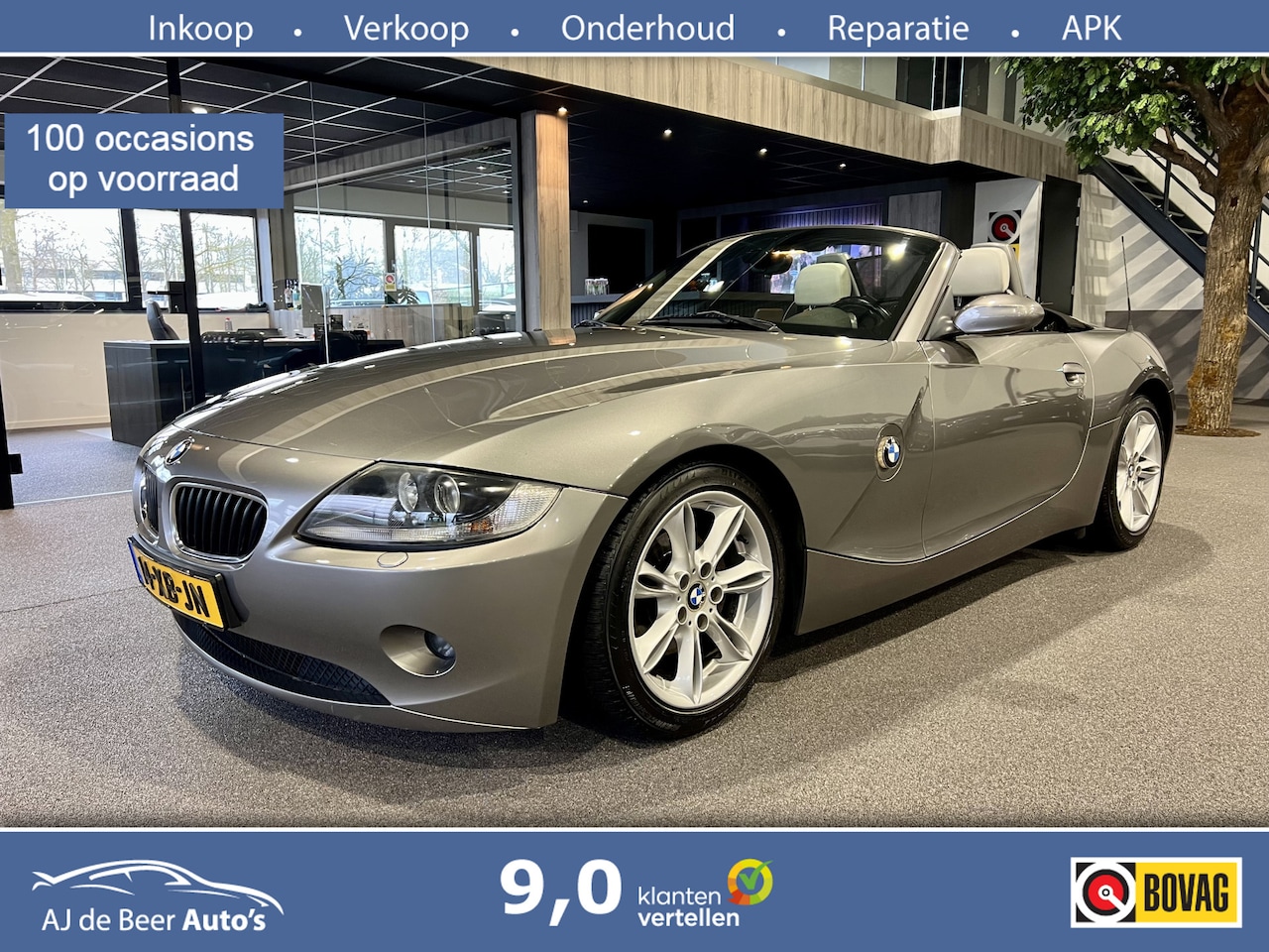 BMW Z4 Roadster - 2.2i Pure Half leer | Verw. stoelen | Airco | Dealeronderhouden - AutoWereld.nl