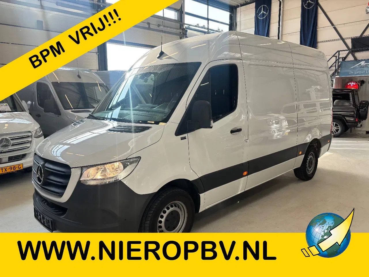 Mercedes-Benz Sprinter - 317CDI L2H2 Automaat Airco Navi Cruisecontrol 44.000KM 5x Op Voorraad - AutoWereld.nl