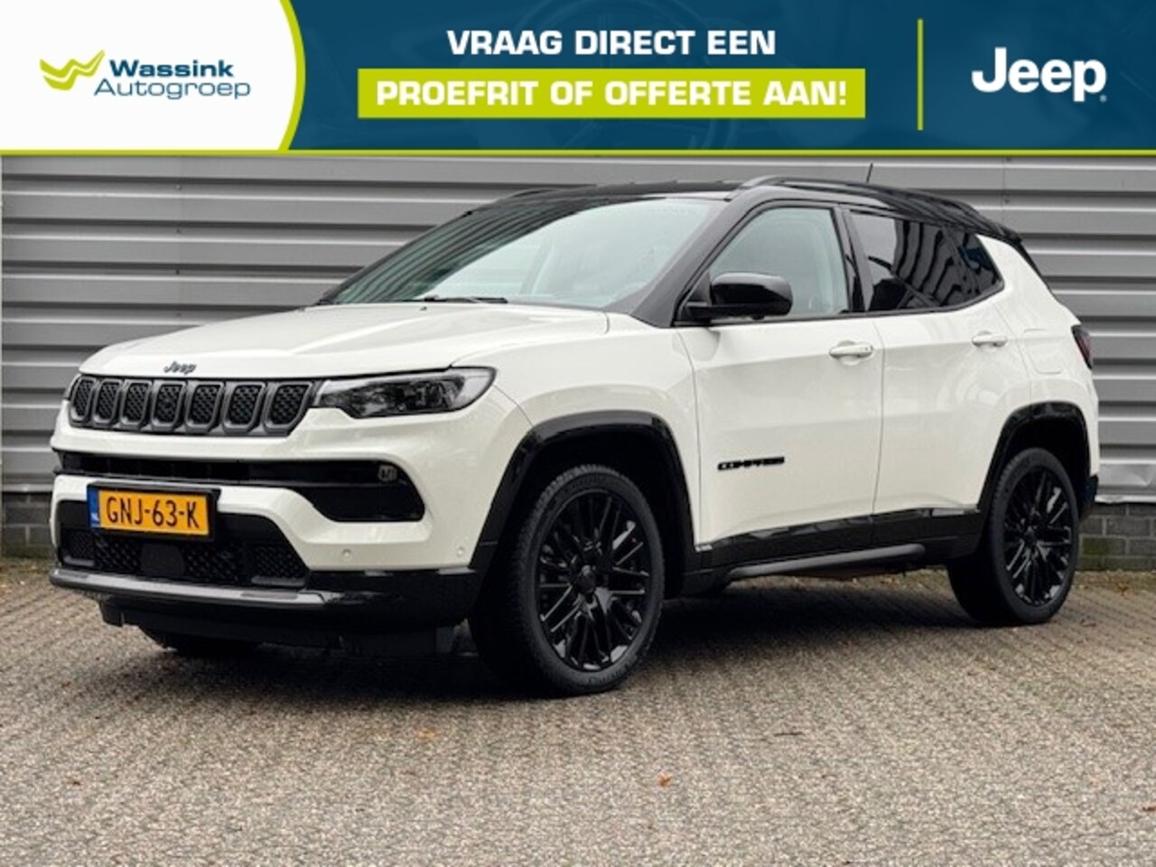 Jeep Compass - 4XE PHEV 240pk Automaat S-Uitvoering | Navigatie | Camera | Parkeersensoren | - AutoWereld.nl