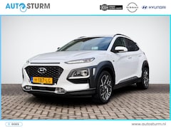 Hyundai Kona - 1.6 GDI HEV Premium | Trekhaak | Navigatie | Camera | Leder | Stuur- + Stoelverwarming | H