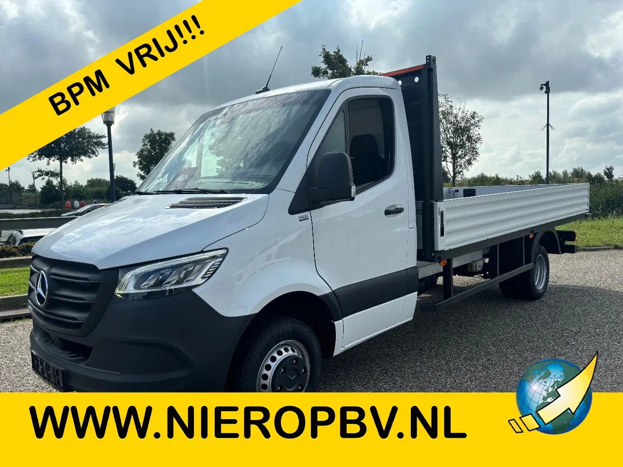 Mercedes-Benz Sprinter - 517CDI Openlaadbak Automaat Airco Cruisecontrol Nieuw 2X OP VOORRAAD - AutoWereld.nl