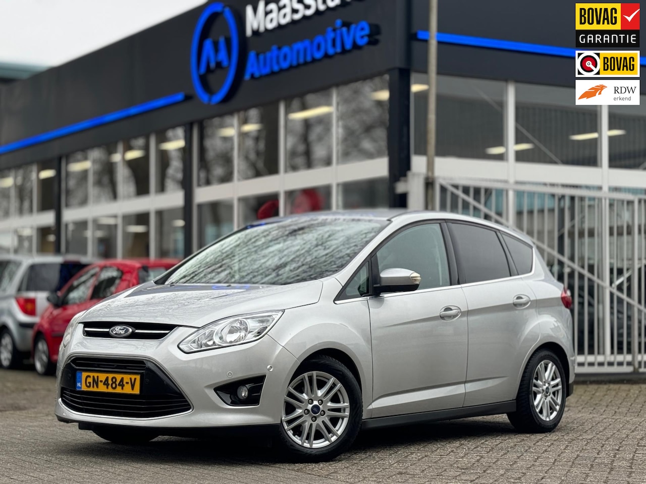 Ford C-Max - 1.0 Titanium Navi Cruise Stoel vw LM velgen Volledig onderhouden Trekhaak - AutoWereld.nl