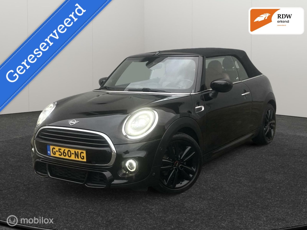 MINI Cabrio - 1.5 AUT Cooper Works JCW H/K HUD CARPLAY LEDER - AutoWereld.nl