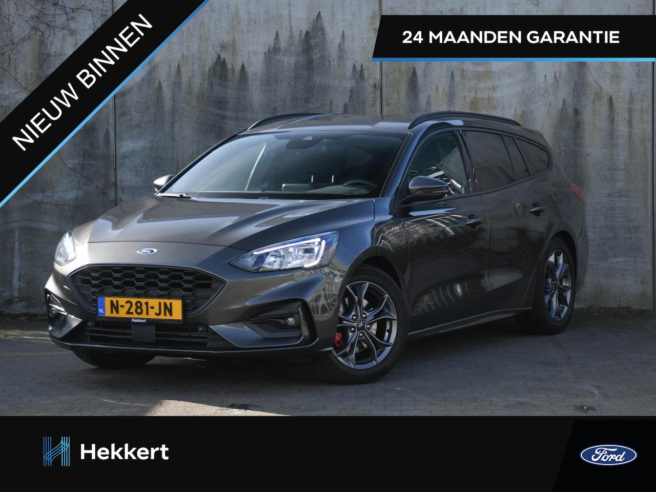 Ford Focus Wagon - ST Line X Business 1.0 EcoBoost Hybrid 155pk KEYLESS ENTRY | PRIVACY GLASS | ELEK. ACHTERK - AutoWereld.nl