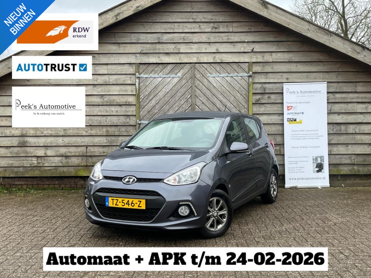 Hyundai i10 - 1.0i i-Motion Comfort | Vol automaat! | Airco | Super prijs! | Trekhaak | Onderhouden | Le - AutoWereld.nl