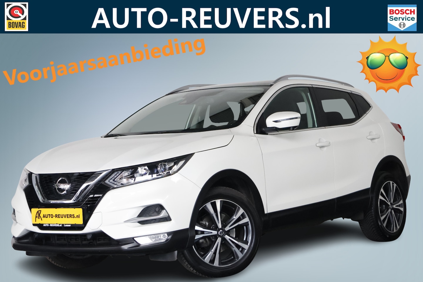 Nissan Qashqai - 1.3 DIG-T N-Connecta 160pk / Pano / Aut / CarPlay / Cam / 4S banden / Trekhaak - AutoWereld.nl