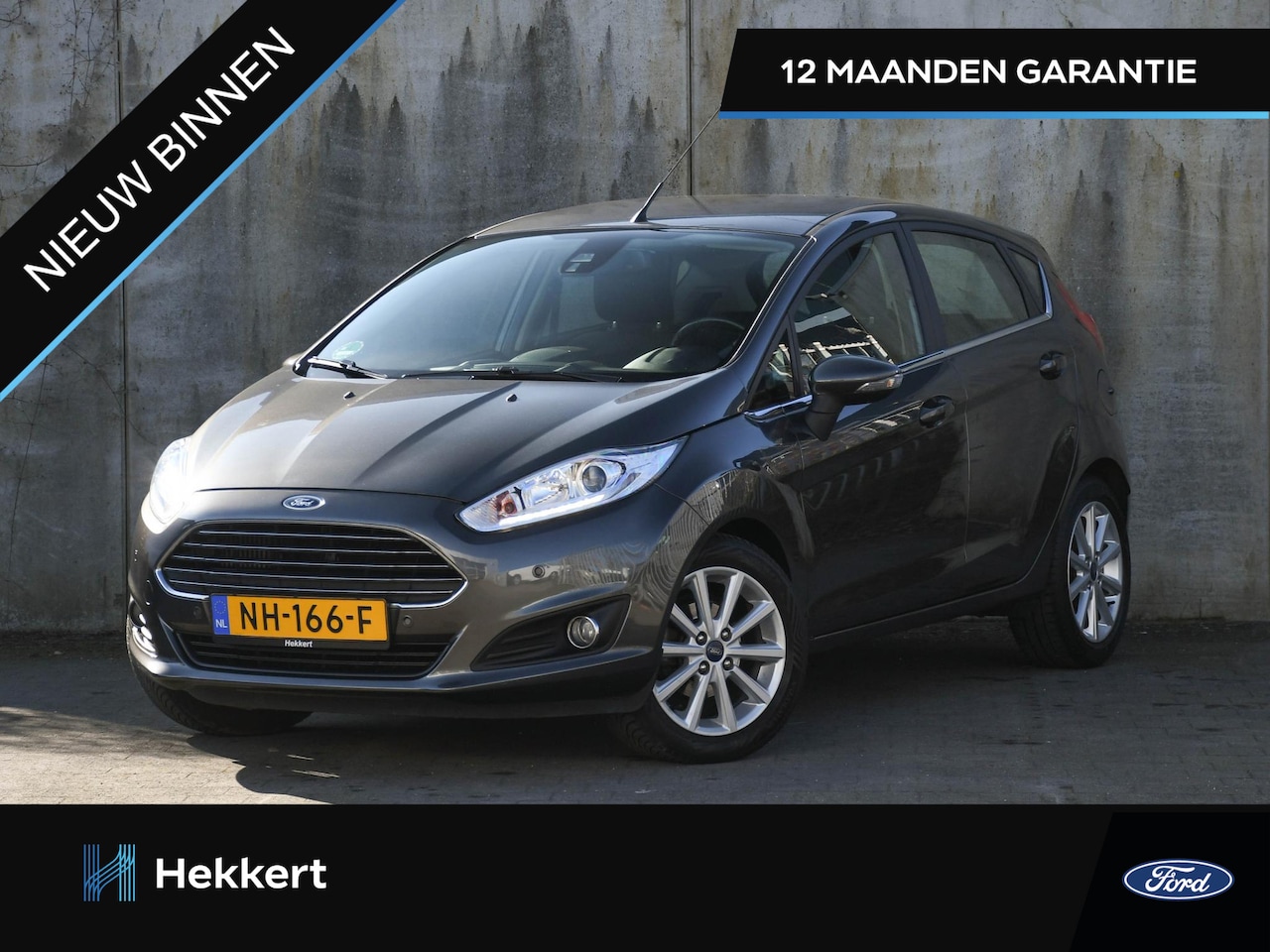 Ford Fiesta - Titanium 1.0 EcoBoost 100pk NAVI | CRUISE | 16''LM | QUICK CLEAR | USB | ELEK. VERSTELBARE - AutoWereld.nl