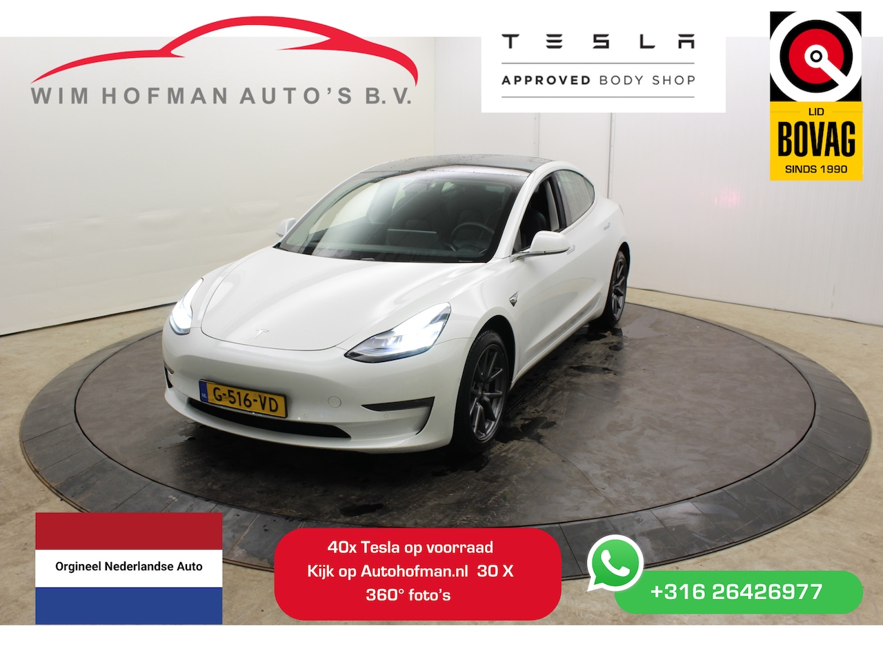 Tesla Model 3 - Long Range RWD Long Range AWD 75 kWh Trekhaak Autopilot FSD Comp Camera Leder Panodak - AutoWereld.nl