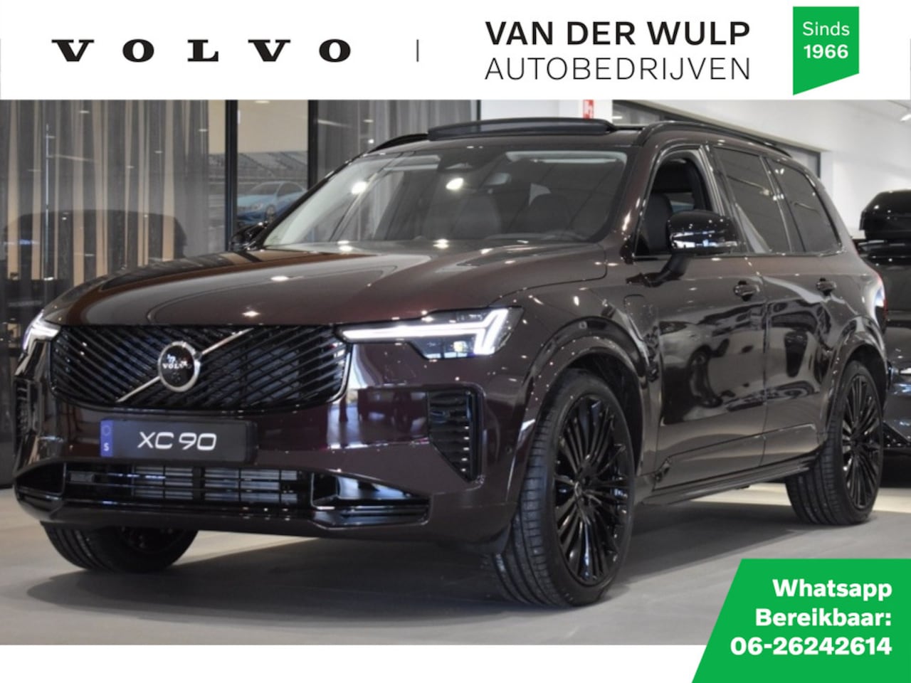 Volvo XC90 - T8 455pk AWD Ultra Dark | Massage | Trekhaak | Luchtvering | Bow - AutoWereld.nl