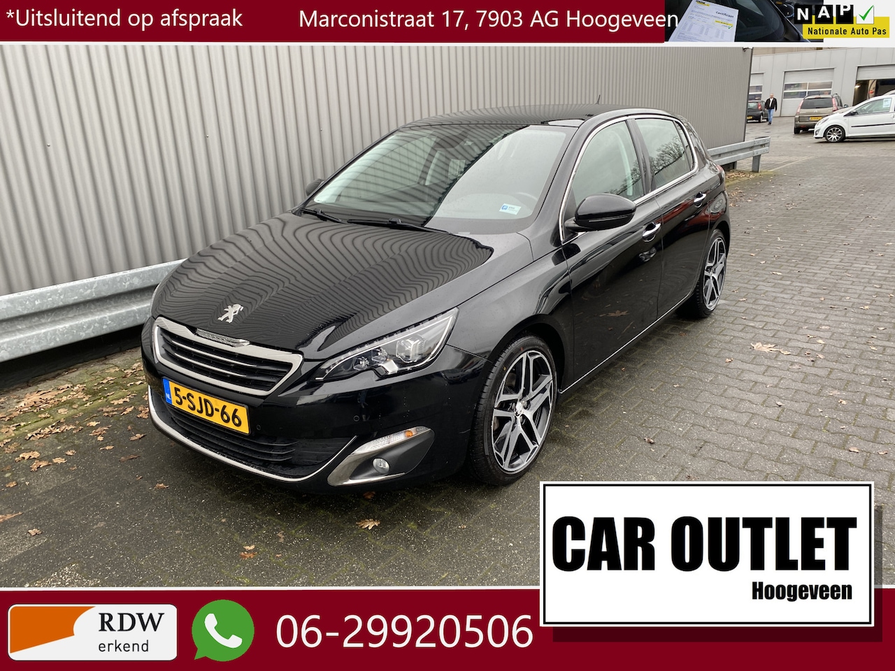 Peugeot 308 - 1.6 THP Première Navi, Pano, Clima, KeyLess, CC, PDC, LM, – Inruil Mogelijk – - AutoWereld.nl