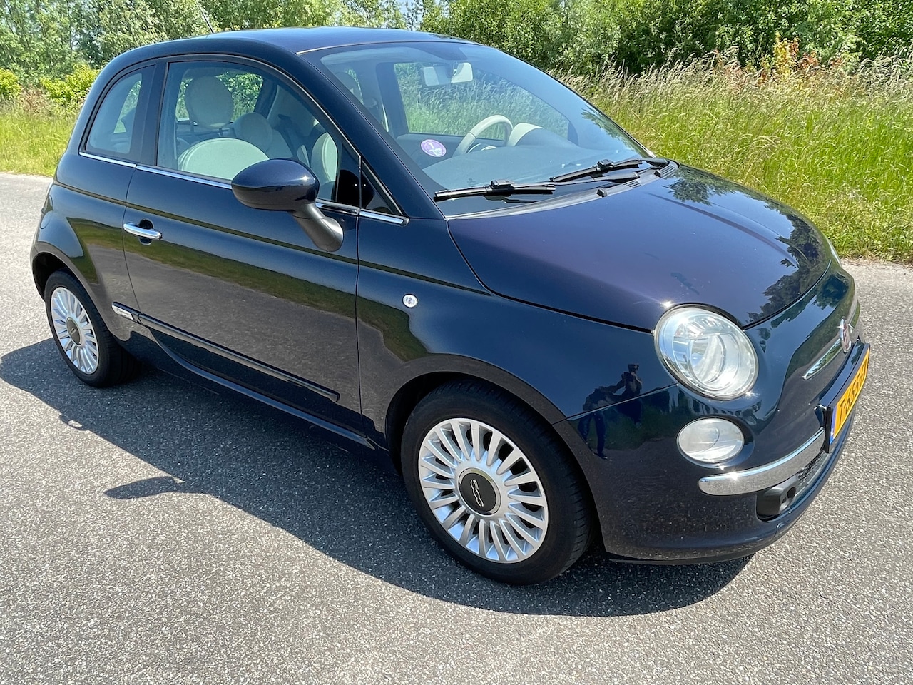 Fiat 500 - 0.9 TwinAir Lounge Met Panodak , Nwe APK en tellerrapport - AutoWereld.nl