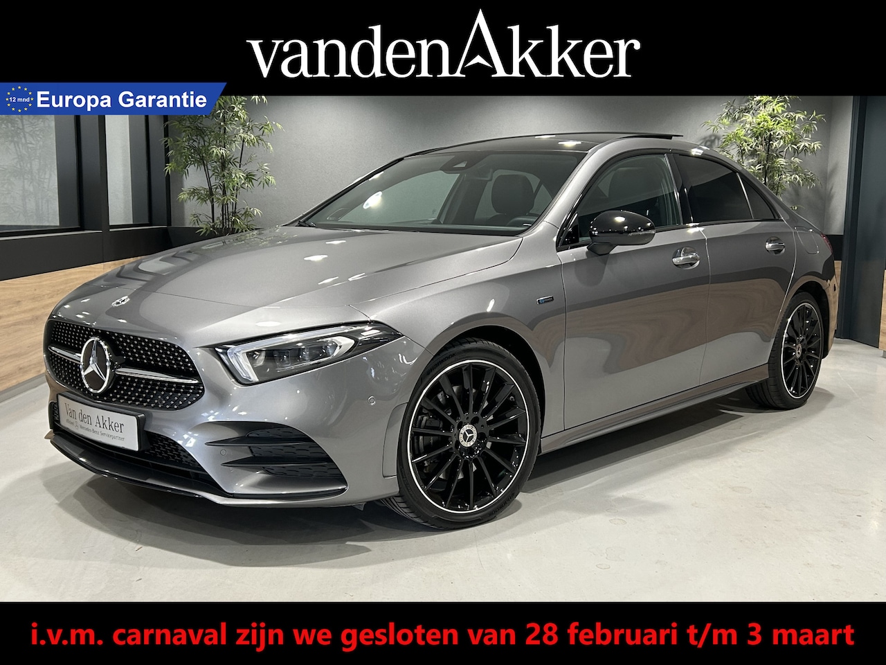 Mercedes-Benz A-klasse - 250e AMG // Burmester // Memory // Panoramadak // 19" AMG Velgen // Keyless // MultiBeam L - AutoWereld.nl