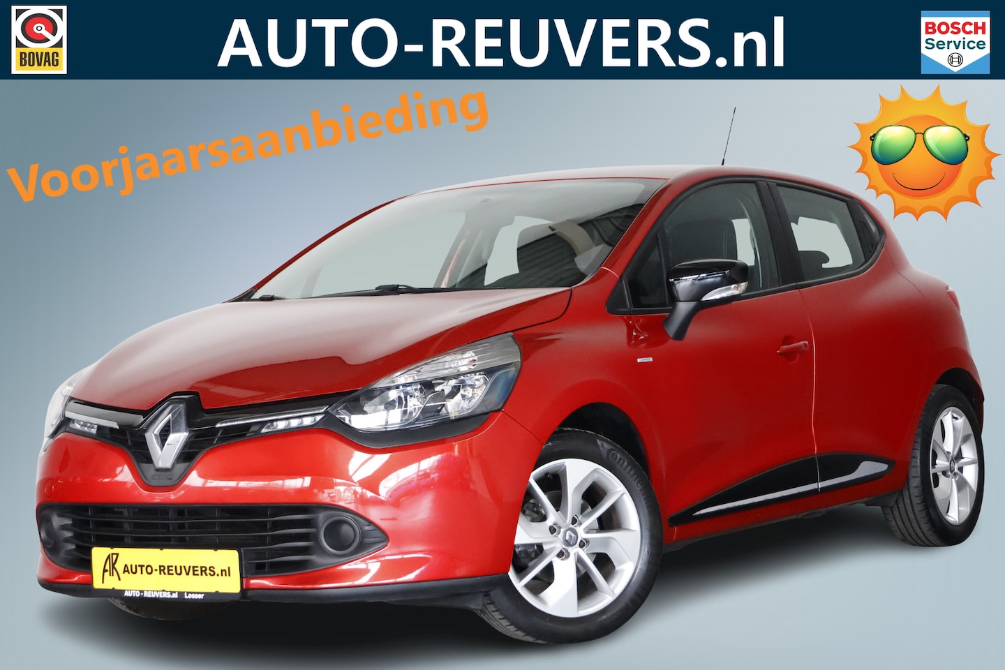 Renault Clio - 1.2 16V Limited / Navi / Airco / Cruisecontrol / Bluetooth - AutoWereld.nl