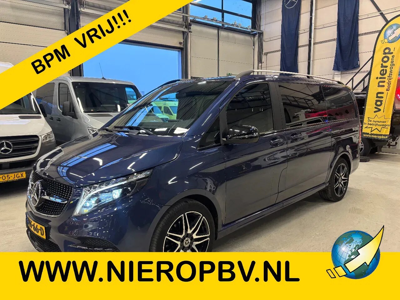 Mercedes-Benz V-klasse - 300D L2H1 Dubbelcabine Airco Navi Automaat Luchtvering 77.000KM EERSTE EIGENAAR - AutoWereld.nl