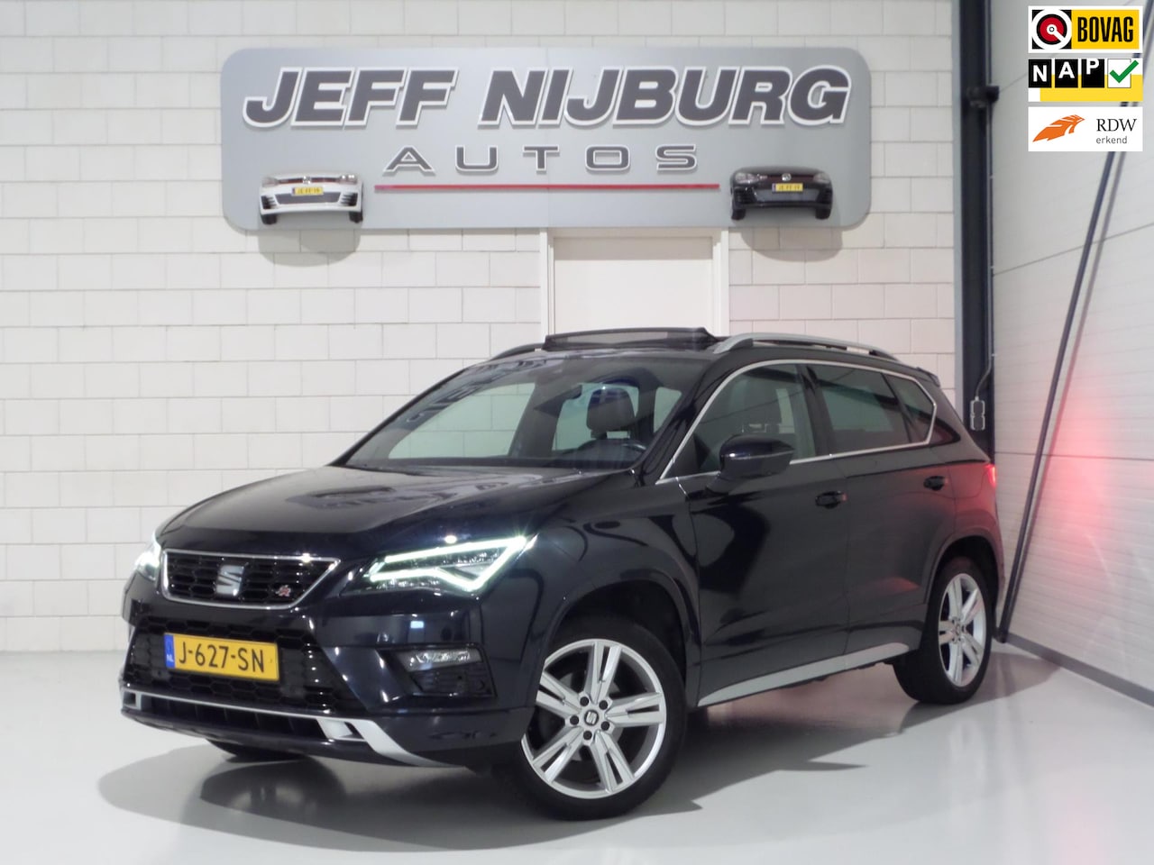 Seat Ateca - 1.5 TSI DSG FR Business Intense Automaat! Pano Led Beats Trekhaak Virtual Apple-Carplay Bl - AutoWereld.nl