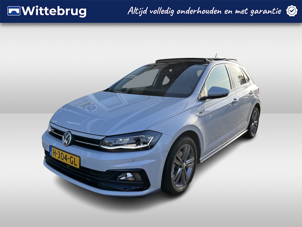 Volkswagen Polo - 1.0 TSI R-Line / 2X R-LINE/ AUTOMAAT/ PANO/ DIGITAL DASH/ ADAPT. CRUISE/ DAB/ NAVI/ APP-CO - AutoWereld.nl