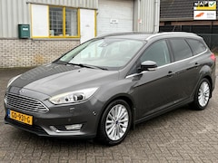 Ford Focus Wagon - 1.0 EcoBoost 125 PK 6 BAK LPG G3 Bj 2015 Titanium Weinig km, s Ecc Airco Navi Lane Assist