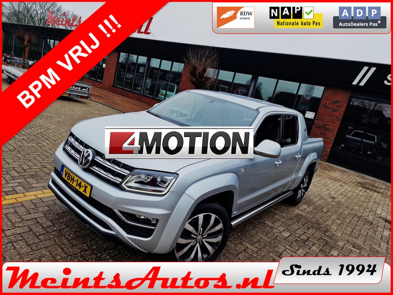 Volkswagen Amarok - 3.0 TDI 4Motion V6 258Pk 5Pers. DC Dubbele Cabine XL E6 AVENTURA Grijs Kenteken - AutoWereld.nl